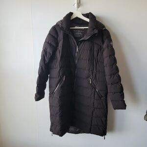 Michael Kors womens ultra lightweight down fill Long Puffer Coat size XL